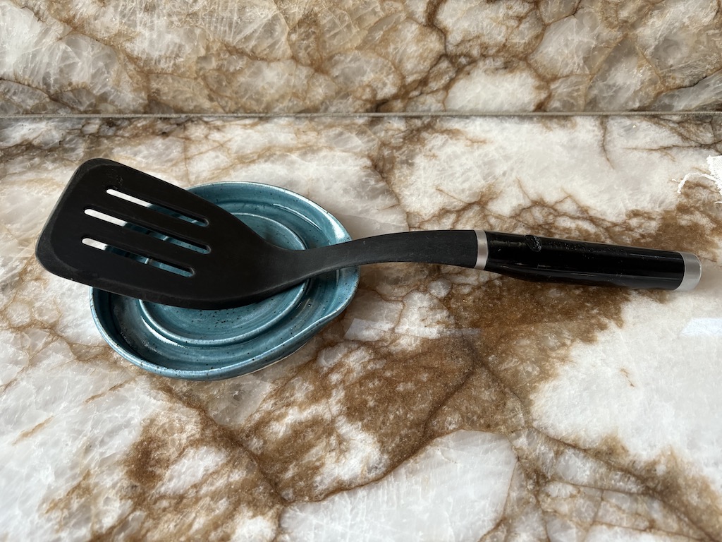 Blue Spoon Holder